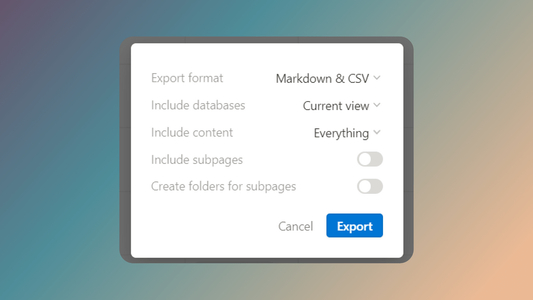 How To Export To CSV From Notion Quick Guide (2024)